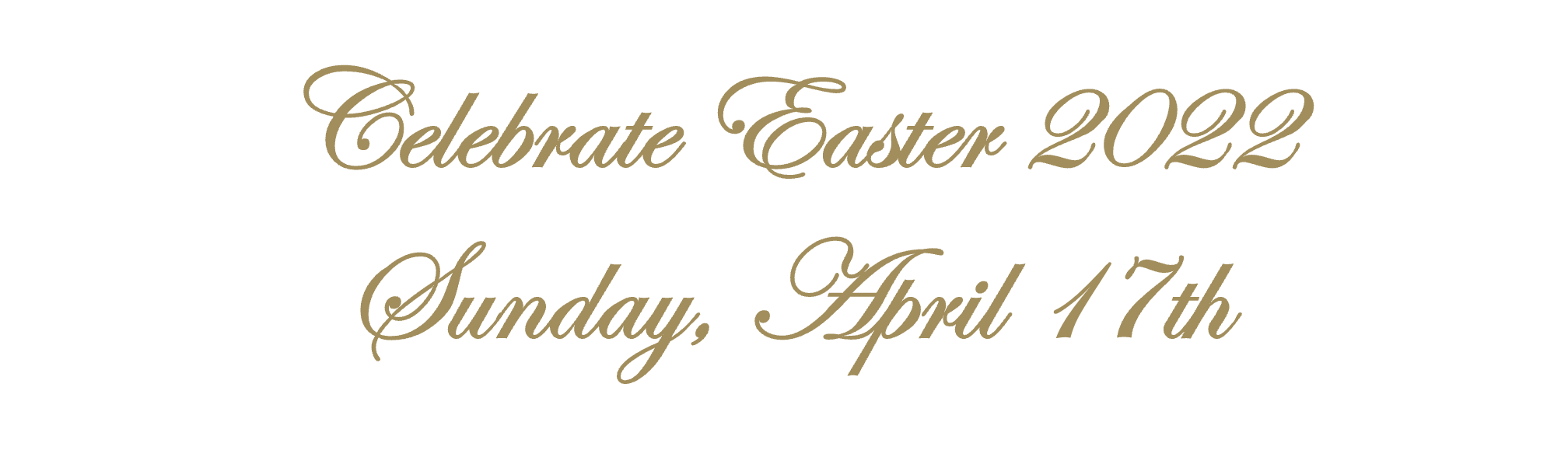 Celebrate Easter 2022