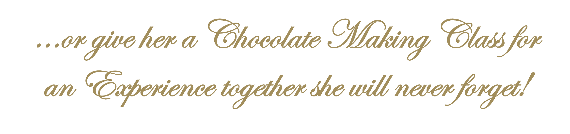 chocolate making class experience