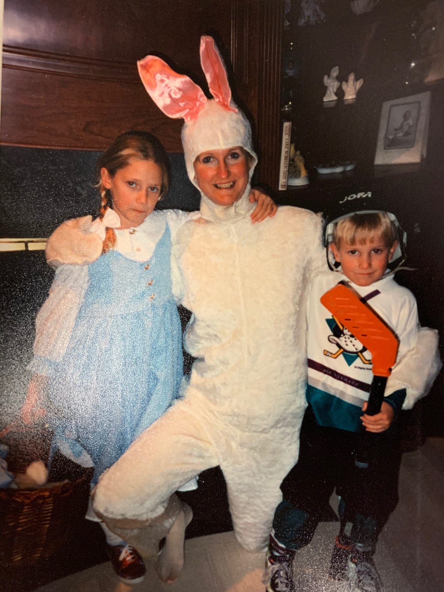 kathy in bunny suit